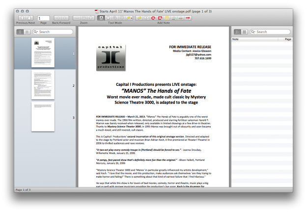 free pdf reader mac os x